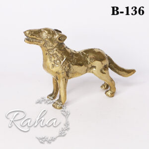 مجسمه برنجی سگ B136