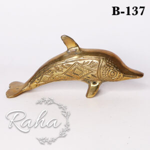 مجسمه برنجی دلفین B137