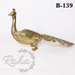 مجسمه برنجی طاووس B139