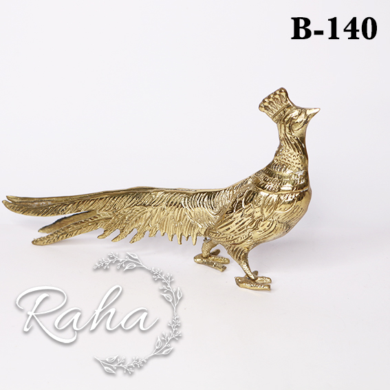 مجسمه برنجی طاووس B140