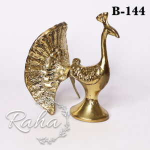 مجسمه برنجی طاووس دم باز B144