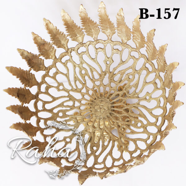 ظرف میوه خوری گندمی برنجی B157