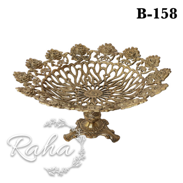 ظرف میوه خوری رز برنجی B158