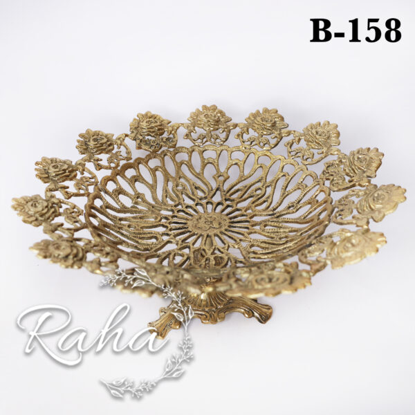 ظرف میوه خوری رز برنجی B158