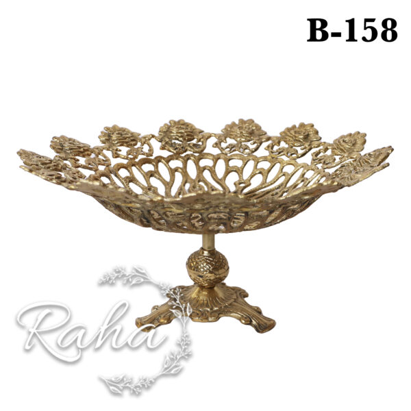 ظرف میوه خوری رز برنجی B158