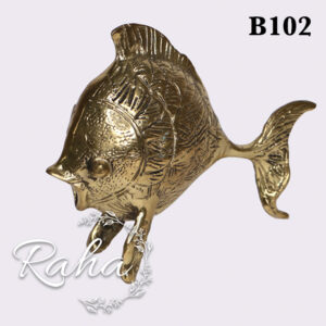 مجسمه برنجی ماهی کد B102