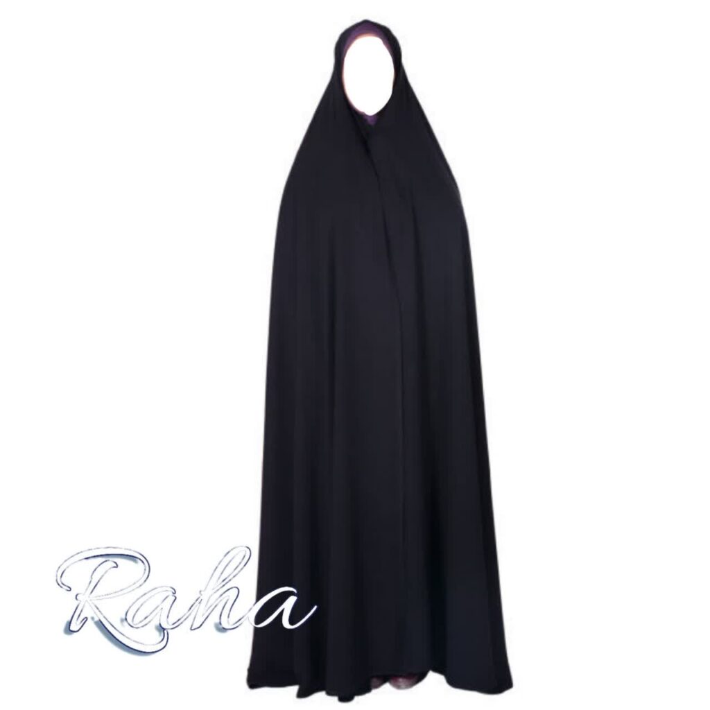 چادر سنتی رها (حریر اسود اعلا)