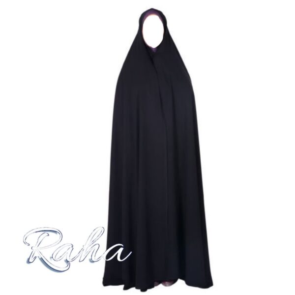 چادر سنتی رها (حریر اسود اعلا)